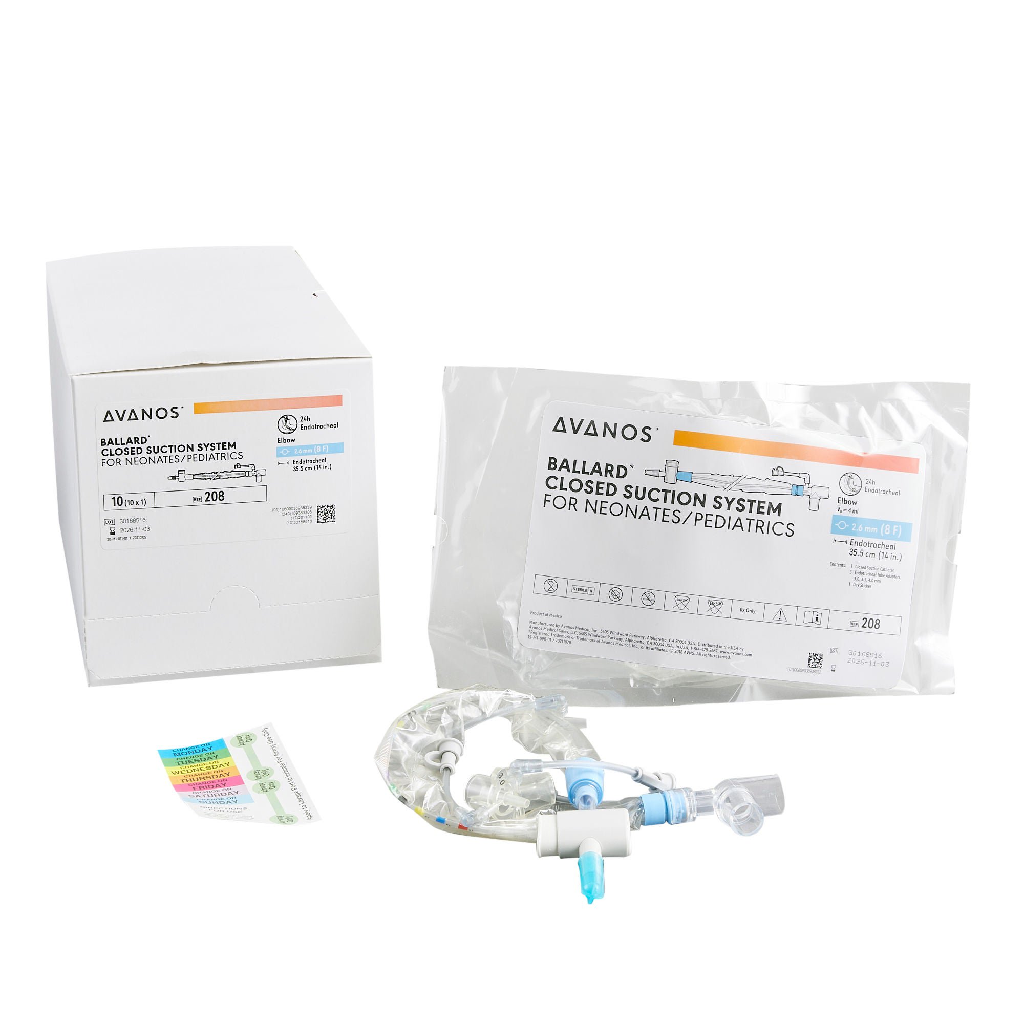 Ballard® Trach Care™ Neonatal Tracheostomy Elbow, 14 Inch