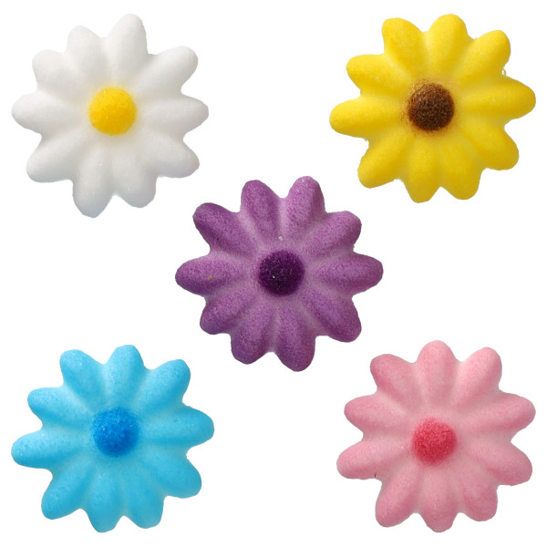Small Daisies Assortment - Red 3 Free Dec-Ons® Decorations