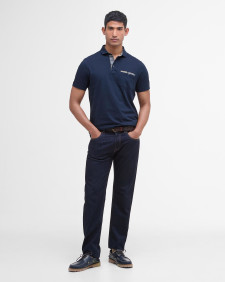 Corpatch Short-Sleeved Polo Shirt Classic Navy