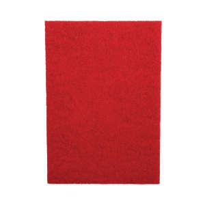 Boardwalk,  Buffing Rectangular Floor Pad, 14"x20, Red