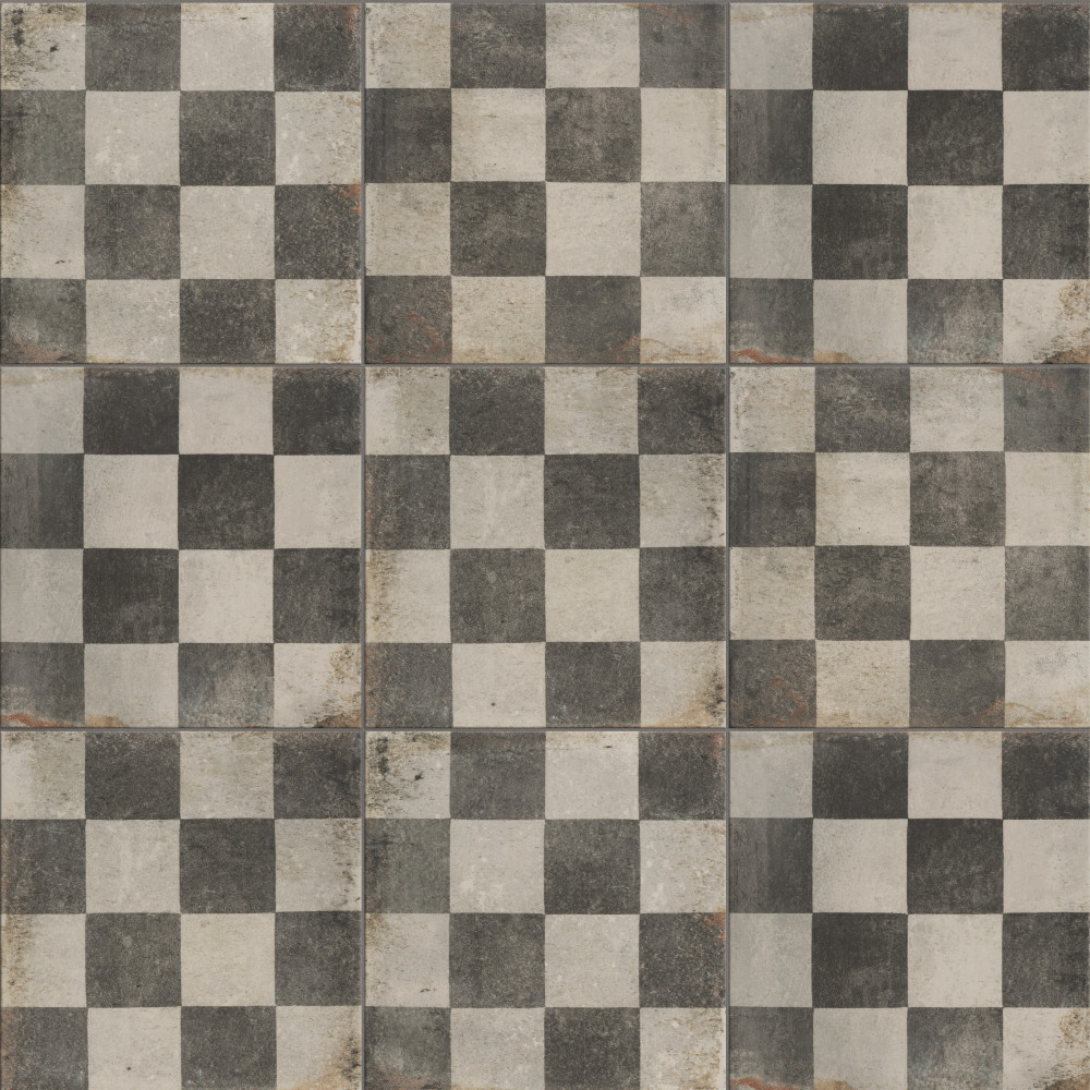 D’Anticatto Decor Quadrati 8-3/4 in. x 8-3/4 in. Porcelain Floor and Wall Tile