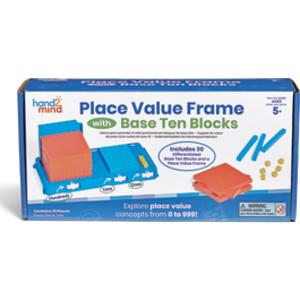 Place Value Frame with Base Ten Blocks