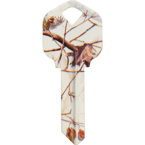 Xtra Snow Camo Kwikset Key Blank