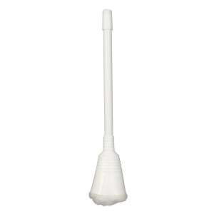 Impact, 5.5in, Toilet Bowl Cone Mop, Polypropylene Bristles, White