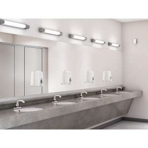 Rubbermaid Commercial, AutoFaucet, Milano, 8" Center Set, Polished Chrome, Kit 1