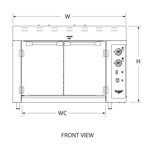 Engineering front view