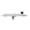 8 ½-inch stainless steel hinged cover with Kool-Touch® handle