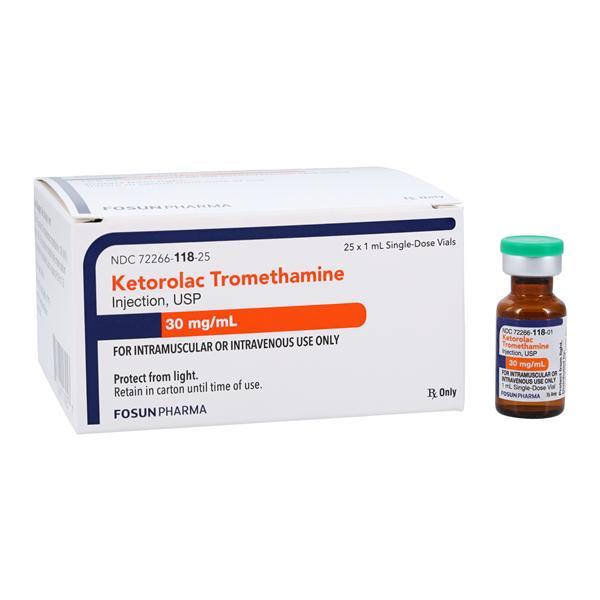 Ketorolac Injection 30mg/mL SDV 1mL -25/Box