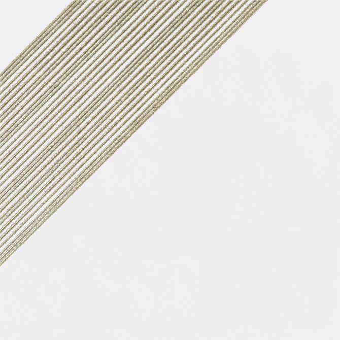 CrissCross White Gold 12x12 Deco 3 Decorative Tile Satin Rectified