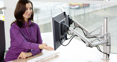 Adjust to your personal ergonomic profile to prevent neck, back and eye strain.