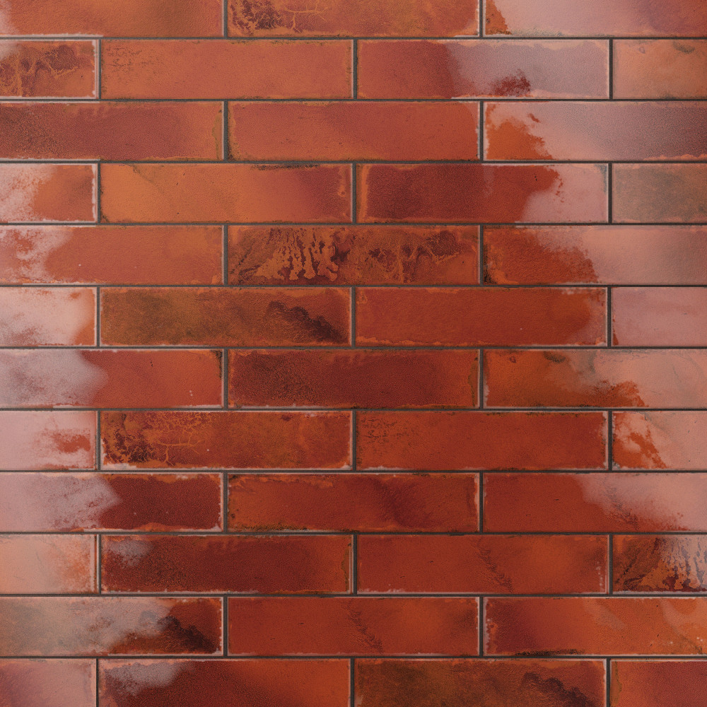 Luca Lava with Antimicrobial Glaze 3.13x12.38 Rectangle Ceramic Wall Only Digital Pattern