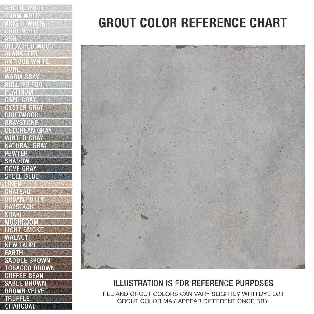 Renaissance Blanco 7-7/8 in. x 7-7/8 in. Porcelain Floor and Wall Tile