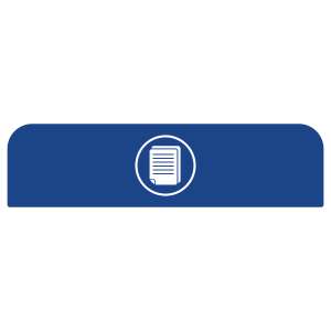 Rubbermaid Commercial, Configure™, Paper, 33gal, Blue, Receptacle Label Kit