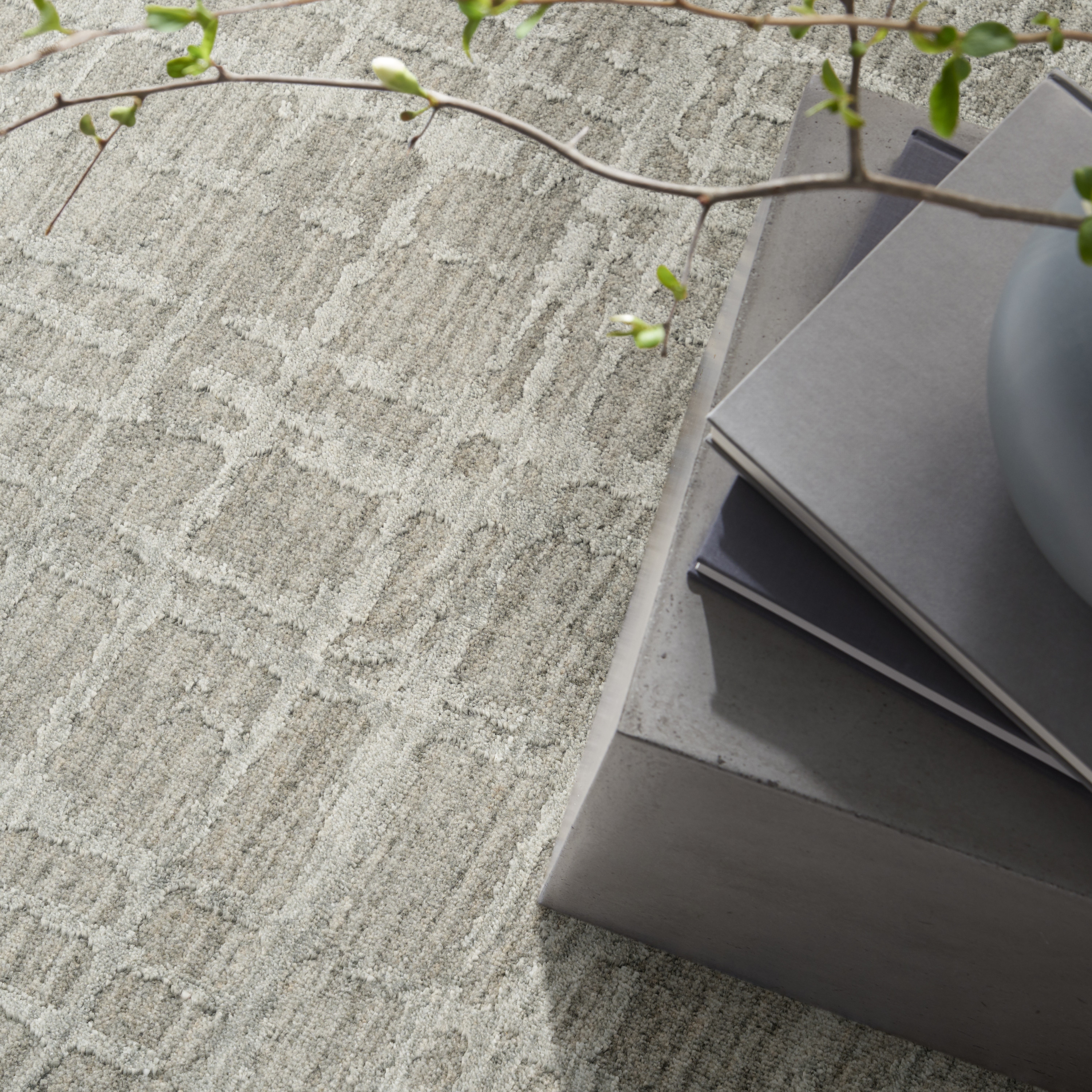 Calvin Klein CK090 Latitude 5'3" x 7'6" Slate Modern Indoor Rug