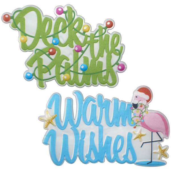 Tropical Christmas Wishes Layon