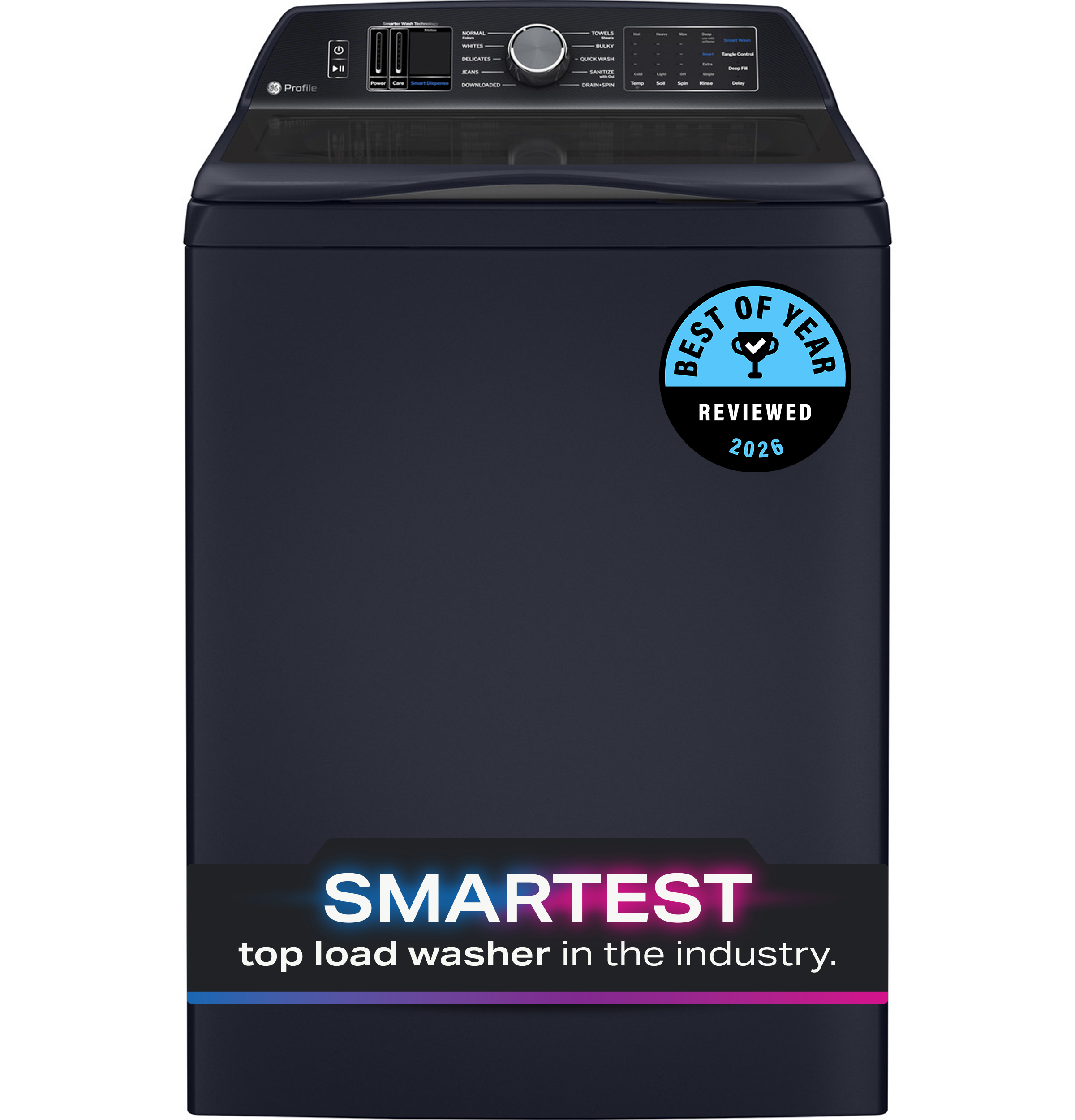 GE Profile™ ENERGY STAR® 5.4 cu. ft. Capacity Washer with Smarter Wash Technology and Adaptive SmartDispense