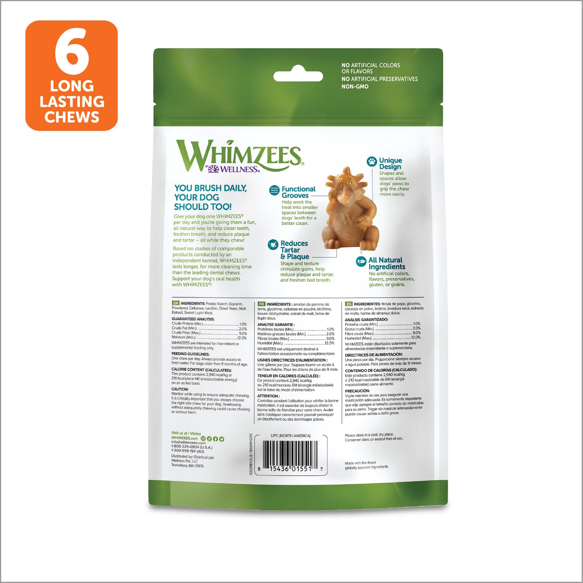WHIMZEES Value Bags Hedgehog