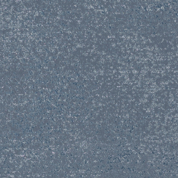 Bluish-gray textured surface lies motionless in a close-up view (context), covered with fine white speckles and subtle uneven grain suggesting worn fabric or painted concrete.