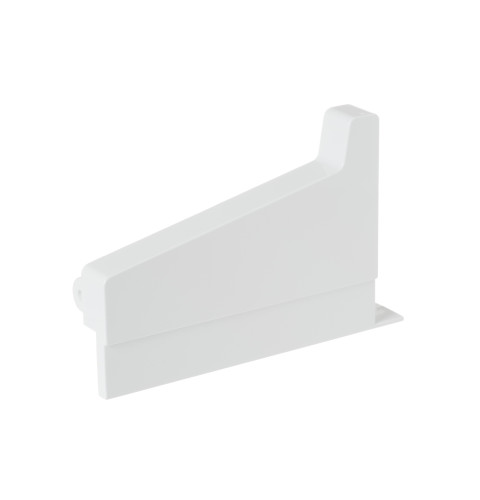 END CAP-LT-WHT