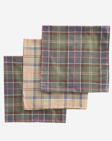 Handkerchief Gift Box Set Barbour Tartan