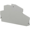 Linergy TR Series End Cover for Spring Terminal 4 PTS 2-Connection 2.5 mm² Cross Section Gray 2.2 mm W