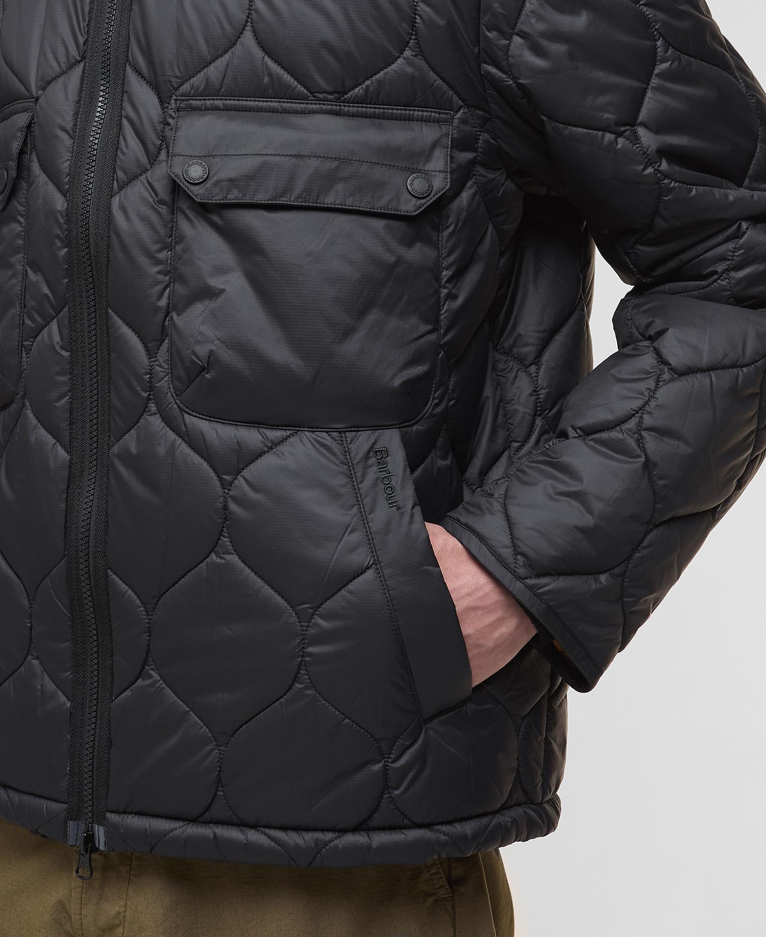 Re-Engineered Hooded Spey Quilted Jacket image number 4