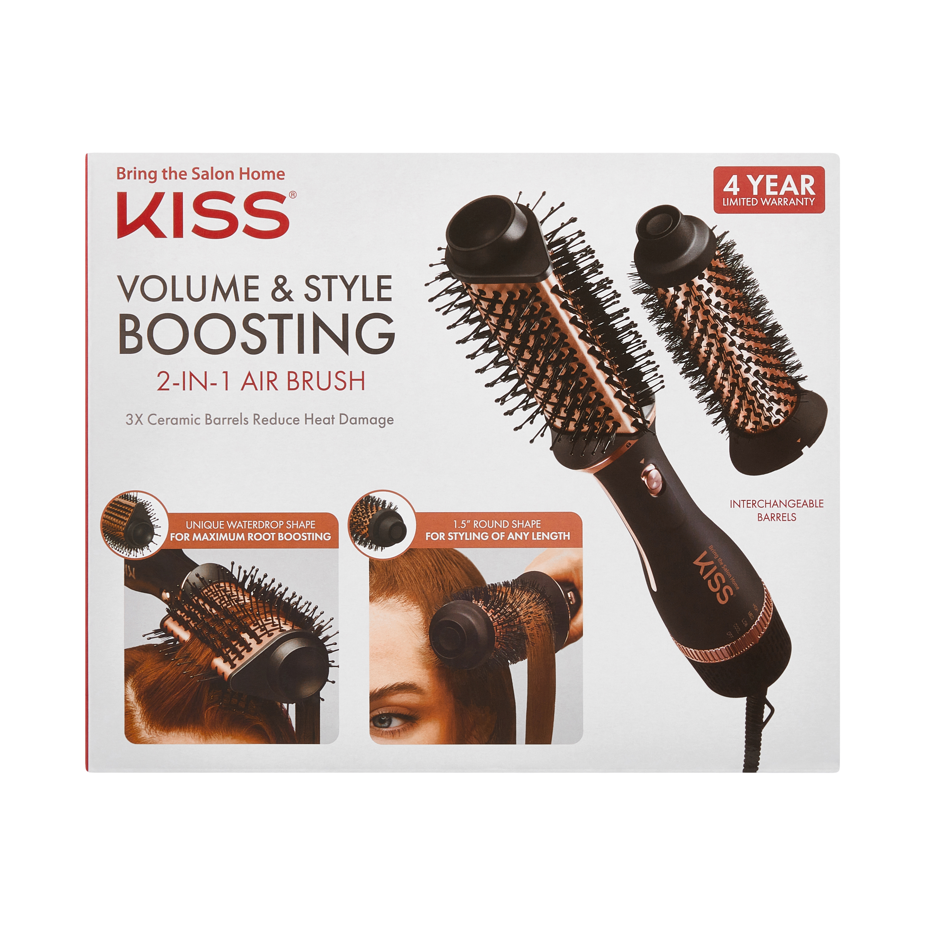 Volume & Style Boosting | 2-in-1 Air Brush