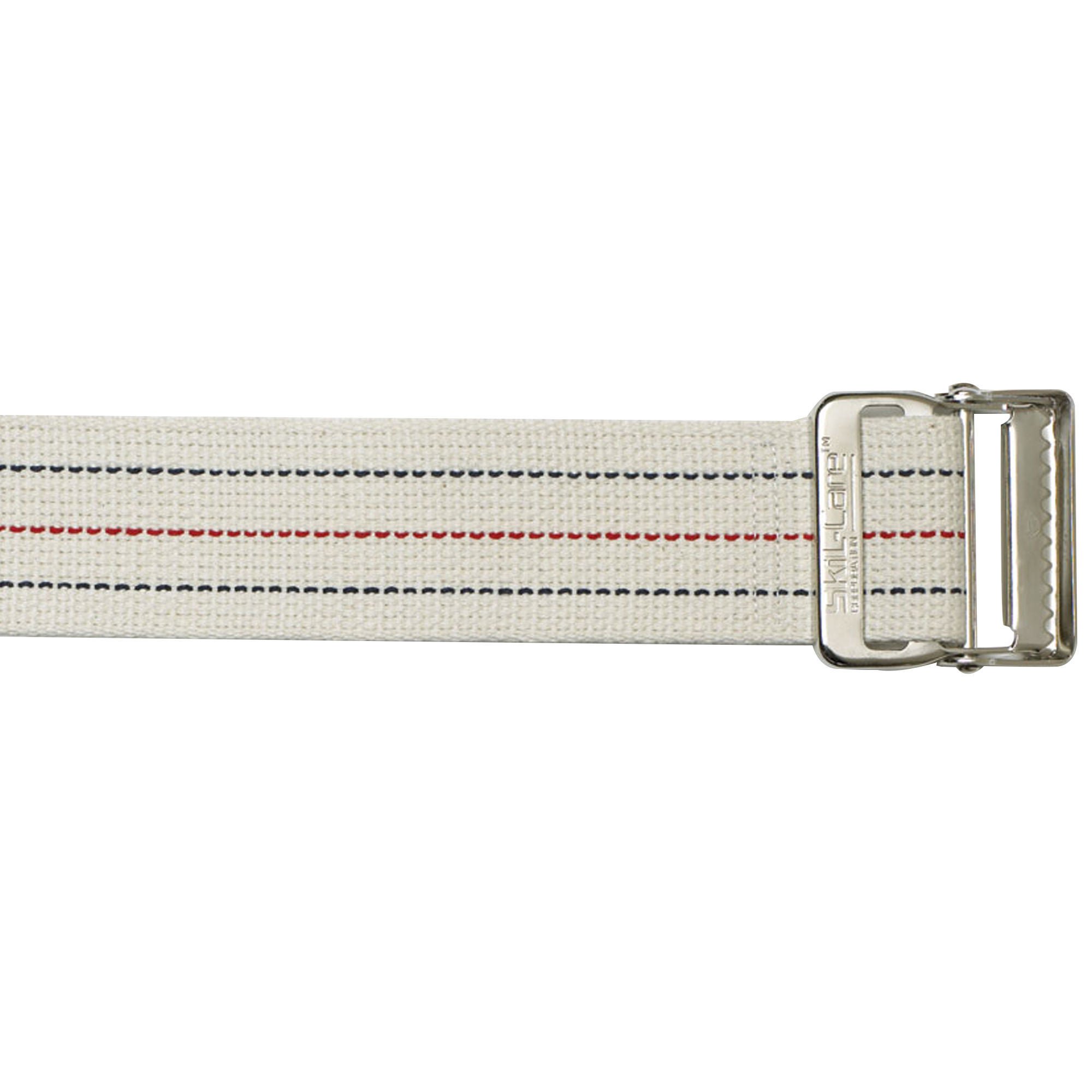 SkiL-Care™ Pinstripe Gait Belt with Metal Buckle, 60 Inch