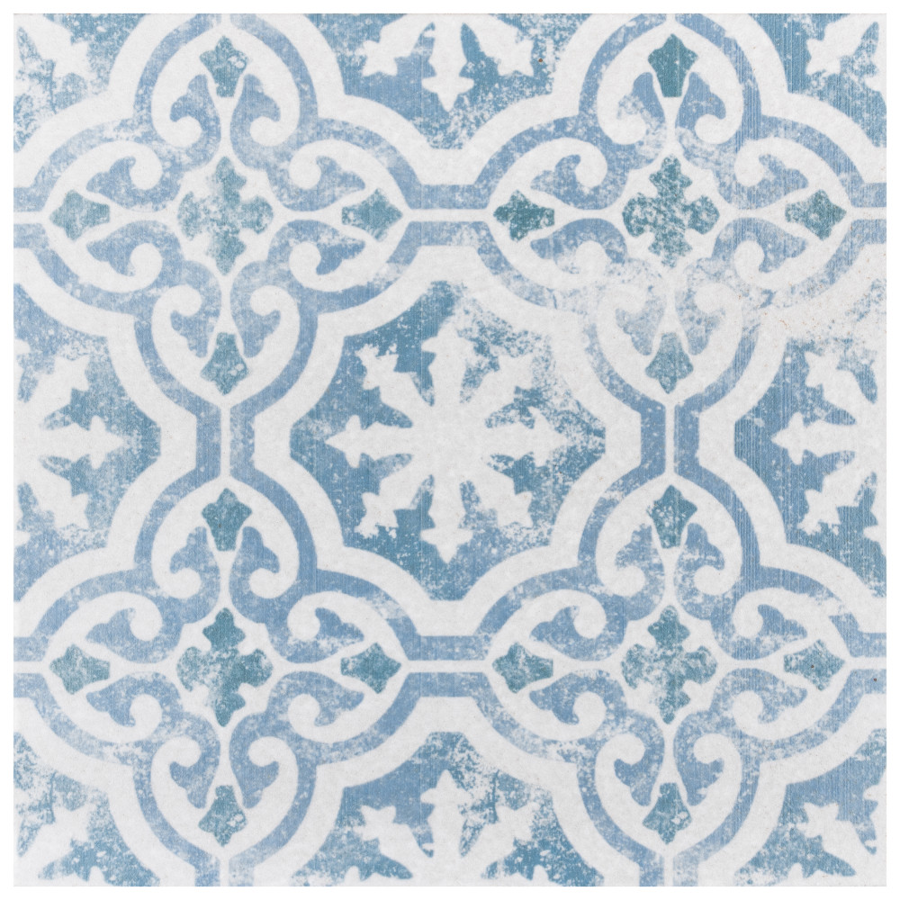 Klinker Alcazar Magnolia 12-3/4 in. x 12-3/4 in. Ceramic Floor and Wall Tile