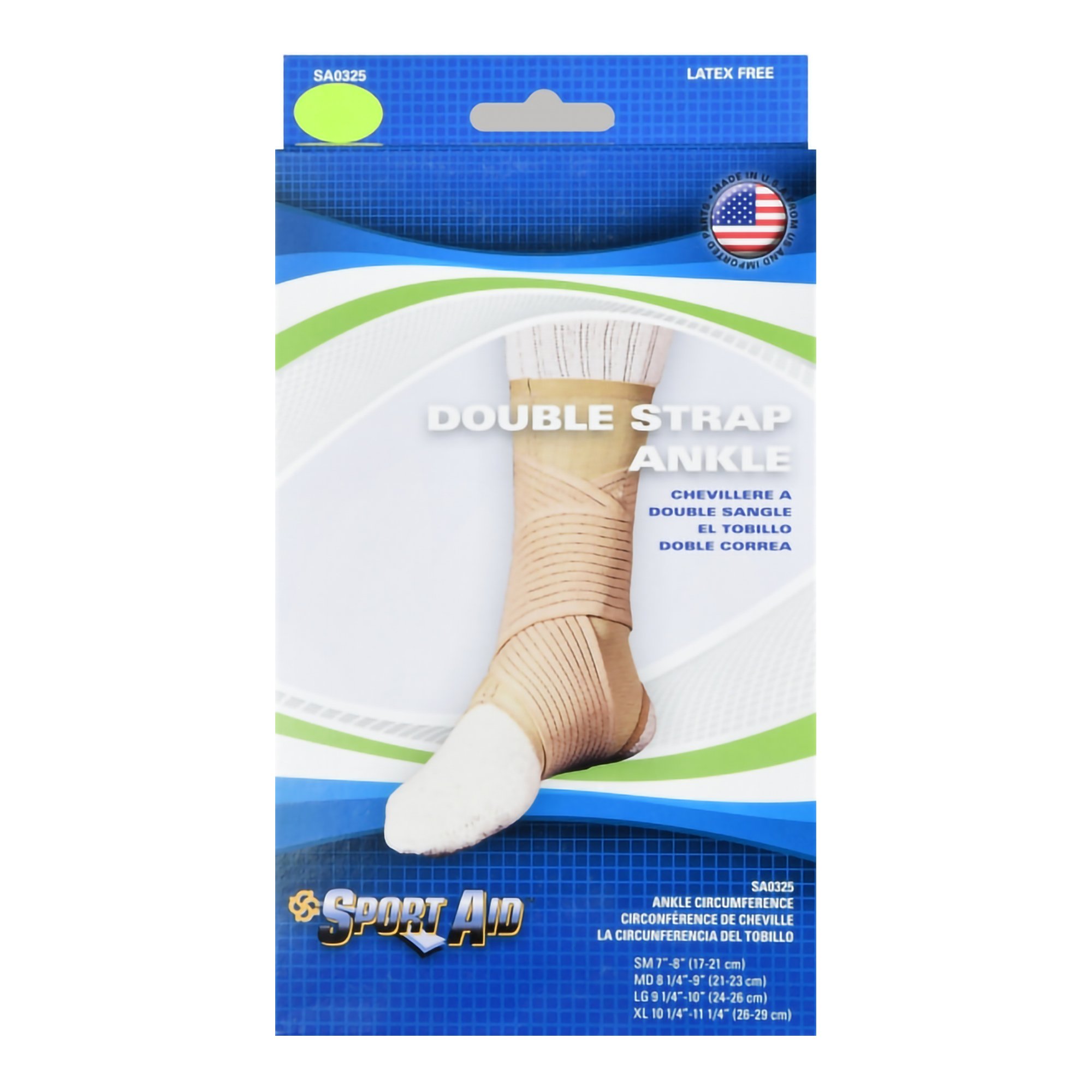 Sport Aid Ankle Support, Large, Beige MK 201299