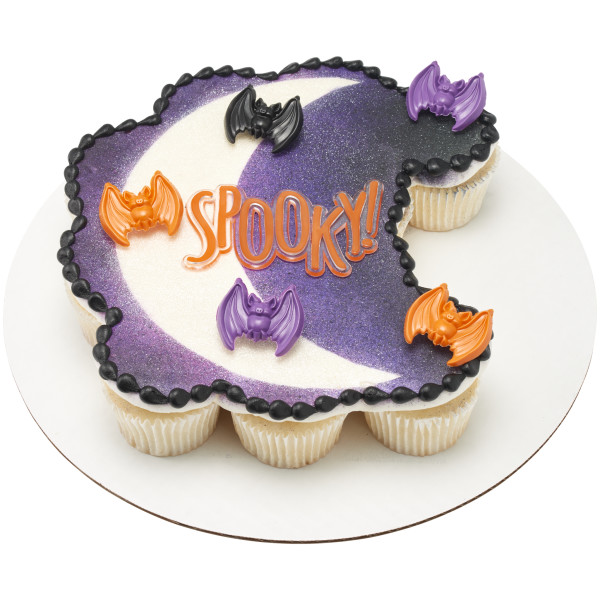 Spooky Bat Cupcake Rings