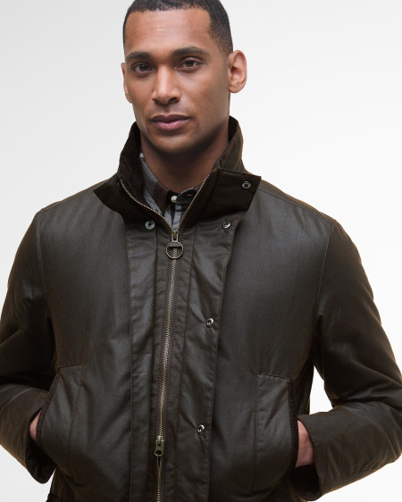 Wachsjacke Modern Border