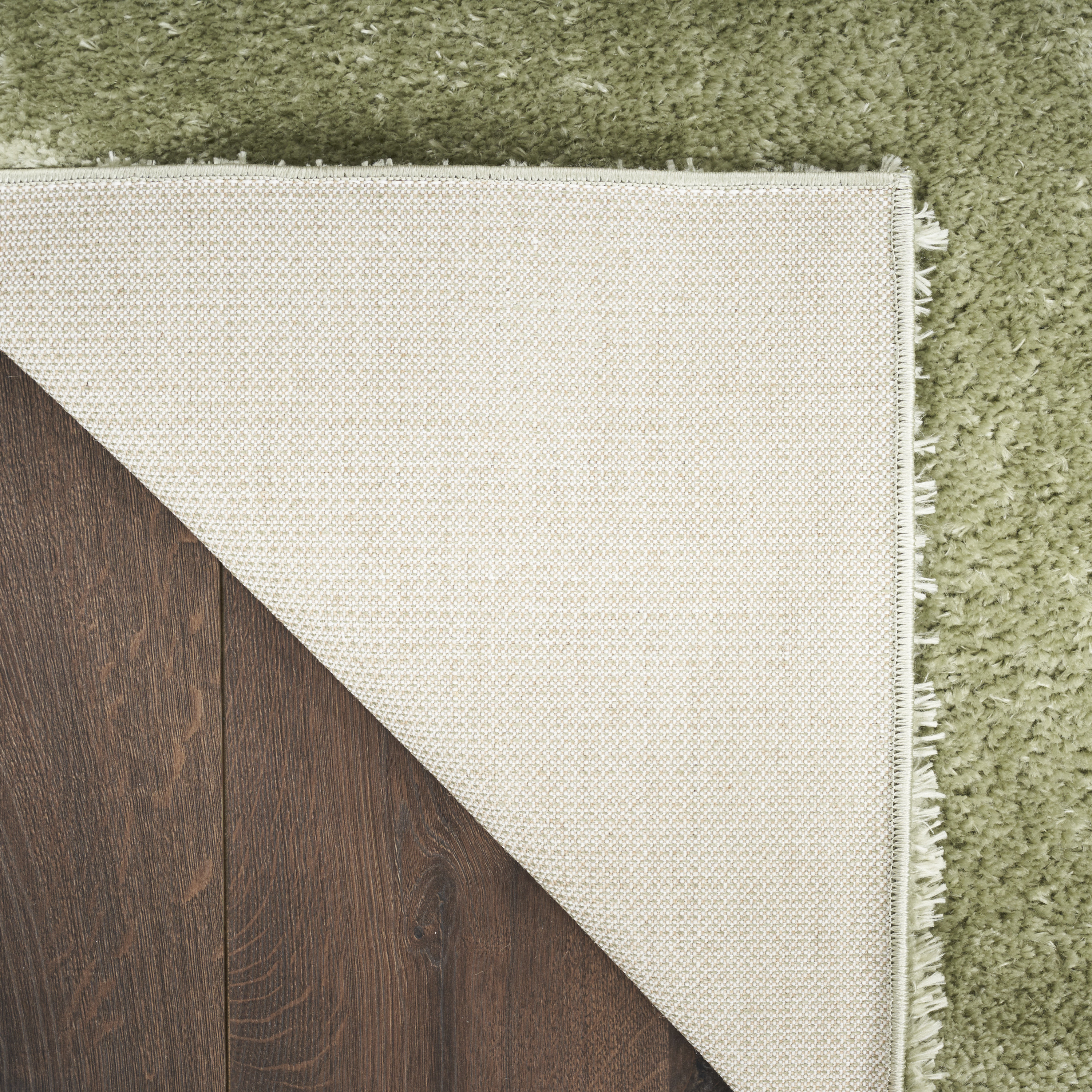 Nourison Pacific Shag 7'10" x 9'10" Green Shag Indoor Rug