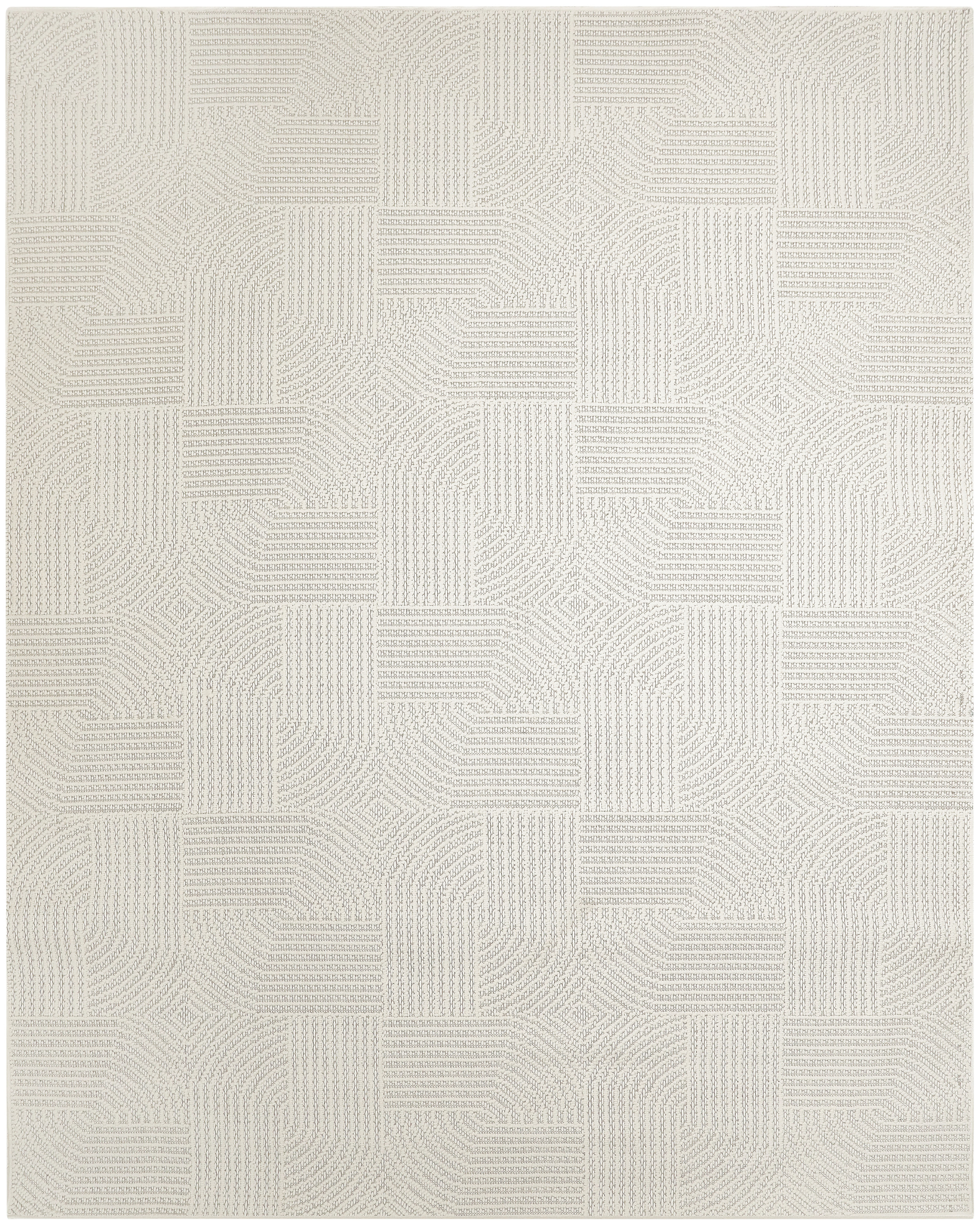 Nourison Natural Texture 7'10" x 9'10" Ivory Modern Indoor Rug
