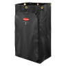 Rubbermaid Commercial, Executive, 24 Gal Vinyl Bag for Traditional Janitorial Cleaning Carts, Black