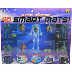 Human Anatomy Smart Mats, Set of 4