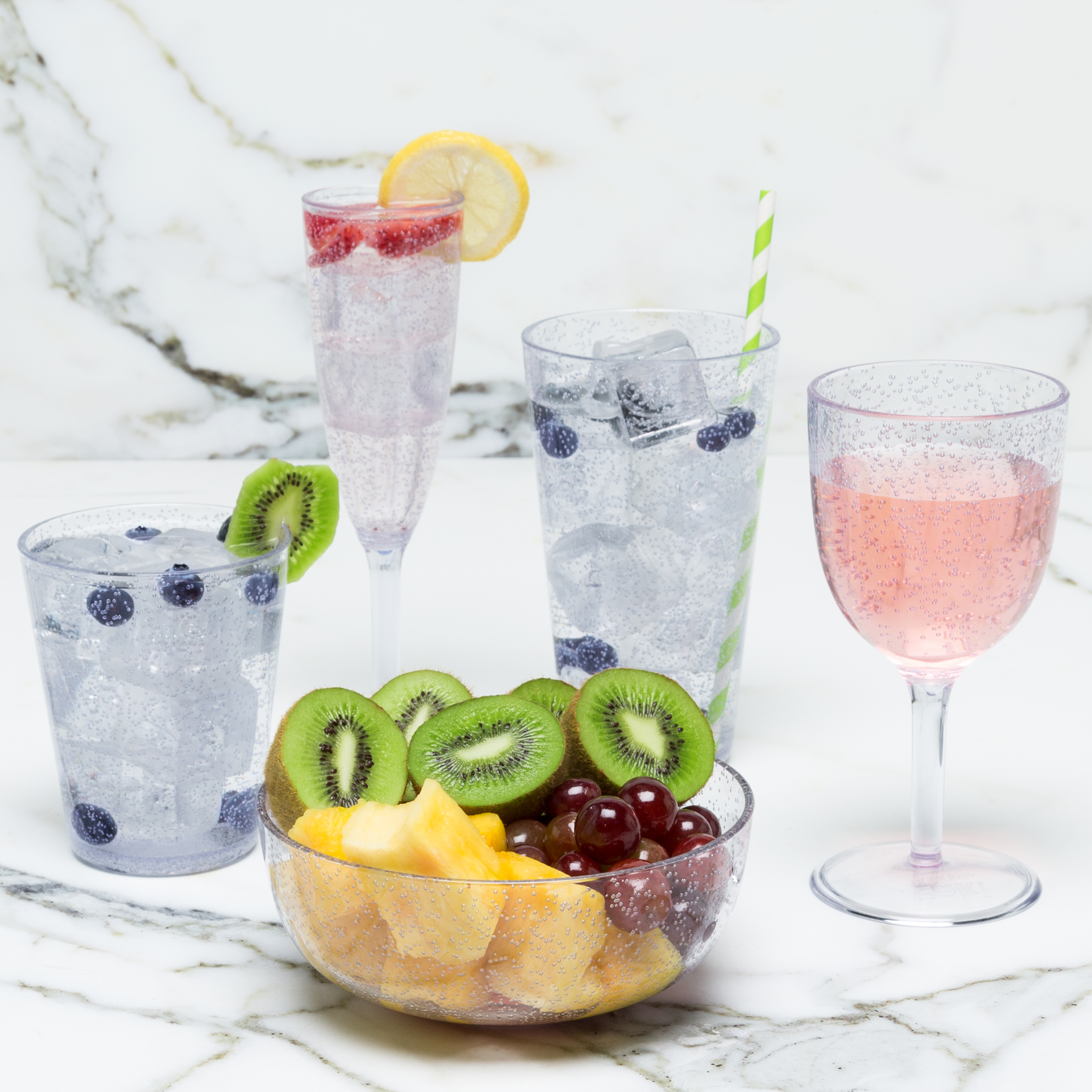 Spritz 23 ounce Highball Glass, Clear, 6-piece set