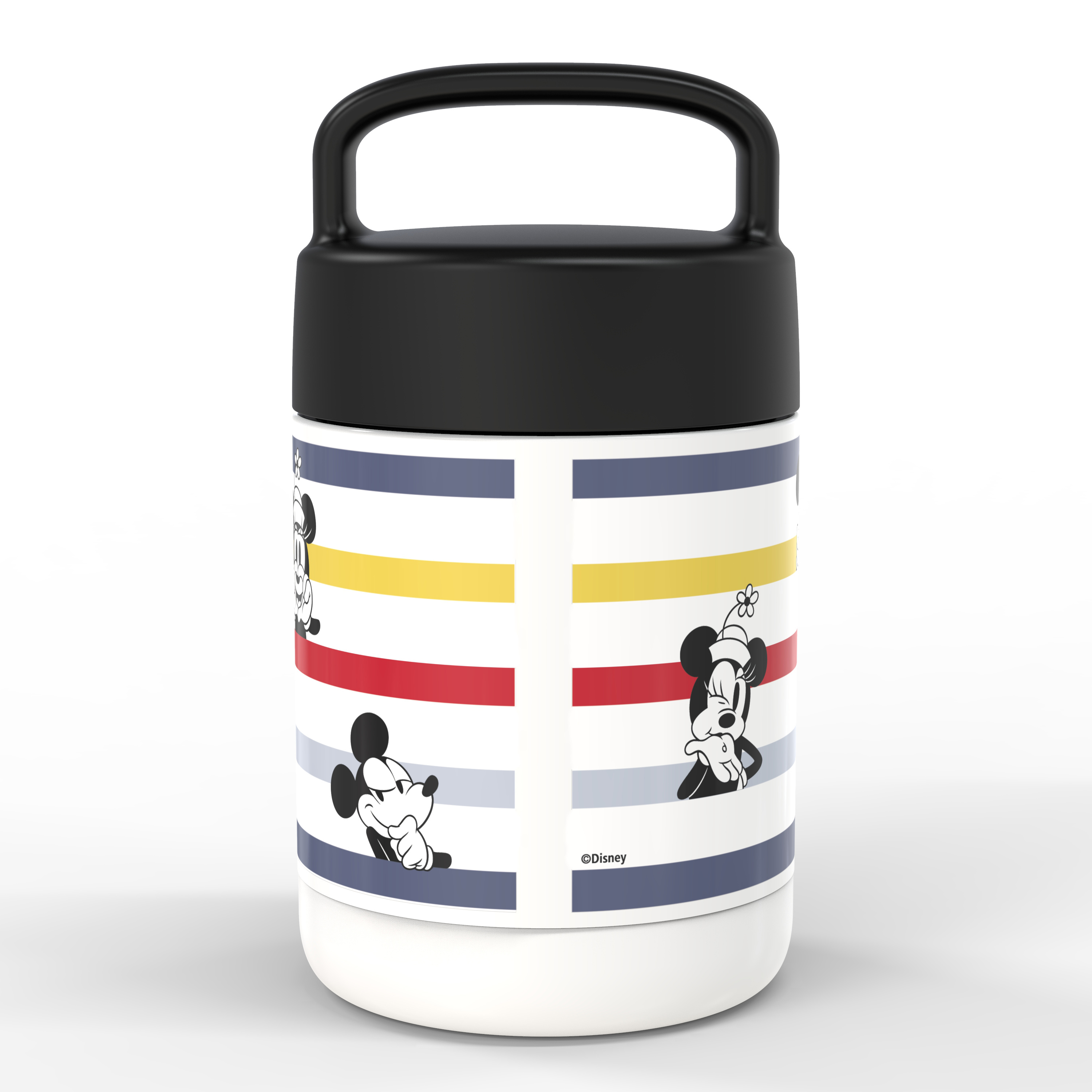 Disney Reusable Vacuum Insulated Stainless Steel Food Container, Mickey Mouse and Minnie Mouse slideshow image 3 Disney Reusable Vacuum Insulated Stainless Steel Food Container, Mickey Mouse and Minnie Mouse slideshow image 3
