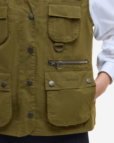 Barbour The Edit by Alexa Rebecca Gilet Seaweed Salad/Dress Gordon