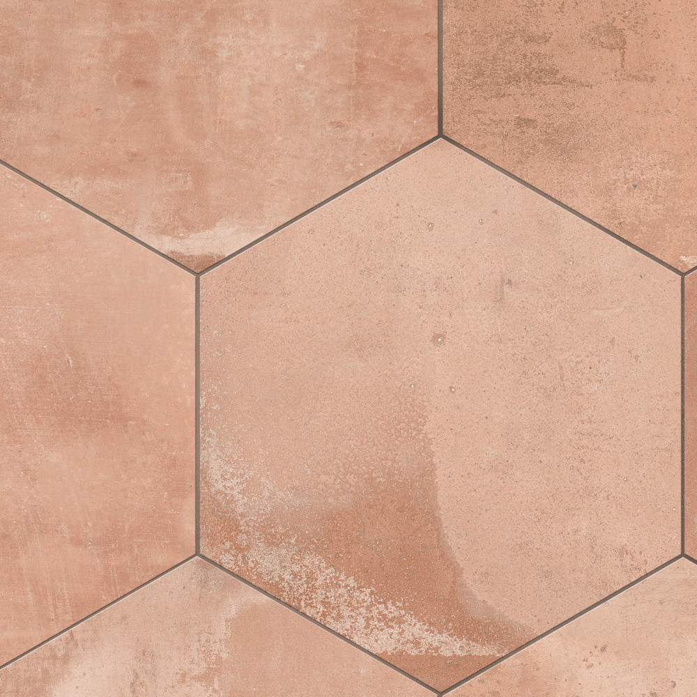 Argillos Hex Teja 20-1/2 in. x 23-5/8 in. Porcelain Floor and Wall Tile