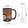 Little Monsters 15 ounce Coffee Mug and Spoon, Frankenstein and Friends