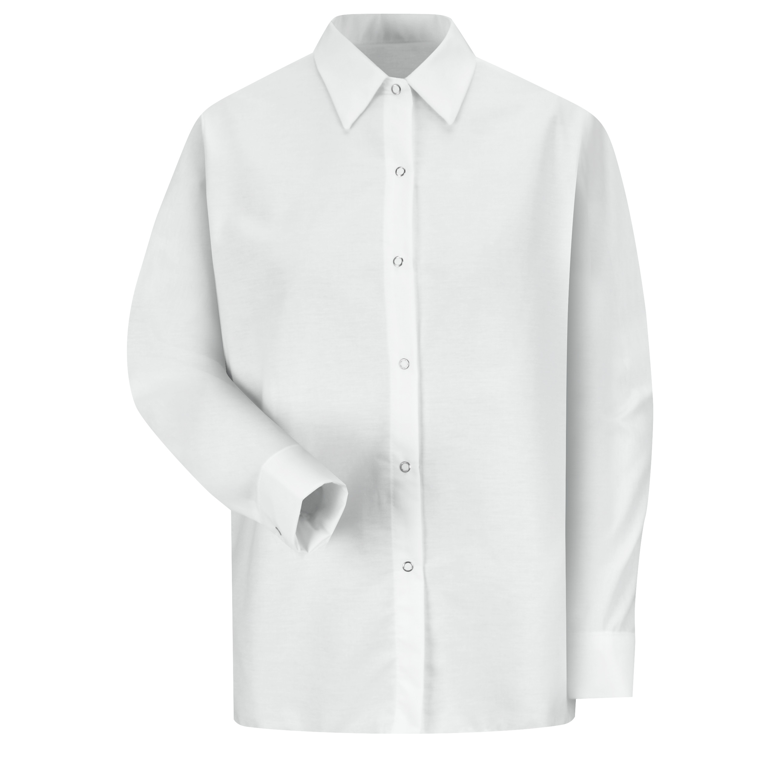 Women‘s Long Sleeve Specialized Pocketless Work Shirt-Red Kap