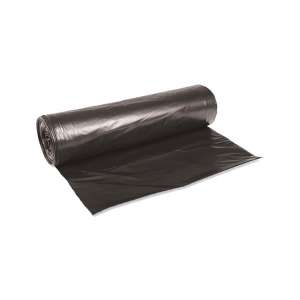 Boardwalk,  LLDPE Liner, 40 gal Capacity, 40 in Wide, 46 in High, 0.6 Mils Thick, Black