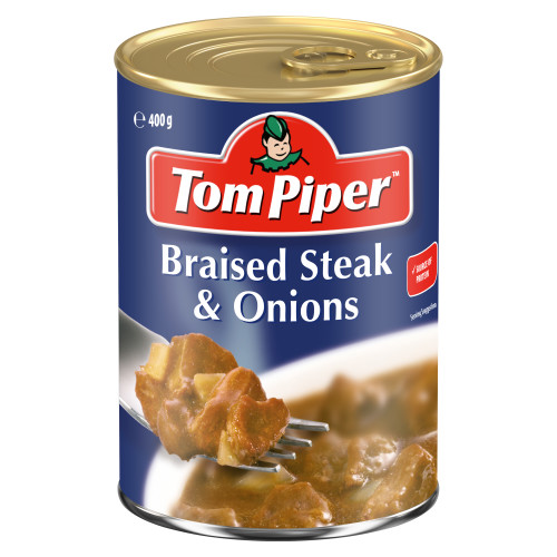  Tom Piper™ Braised Steak & Onions 400g 