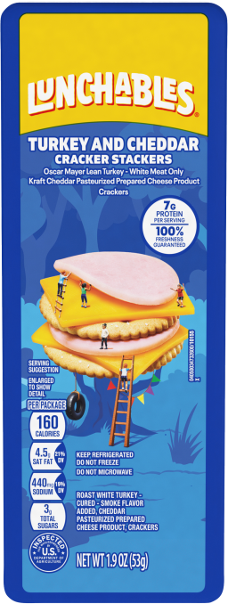 Lunchables Turkey & Cheddar Cheese with Crackers, 1.9 oz Tray