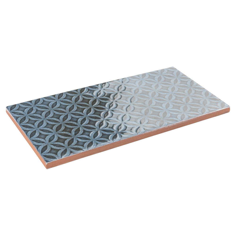 Camden Decor Azurro 4 in. x 8 in. Ceramic Wall Tile