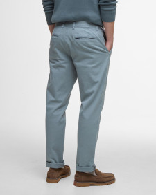 Washed Stretch Tailored Trousers Lead
