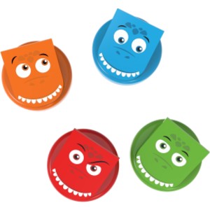 Clever Clips, DinoClips, Pack of 4