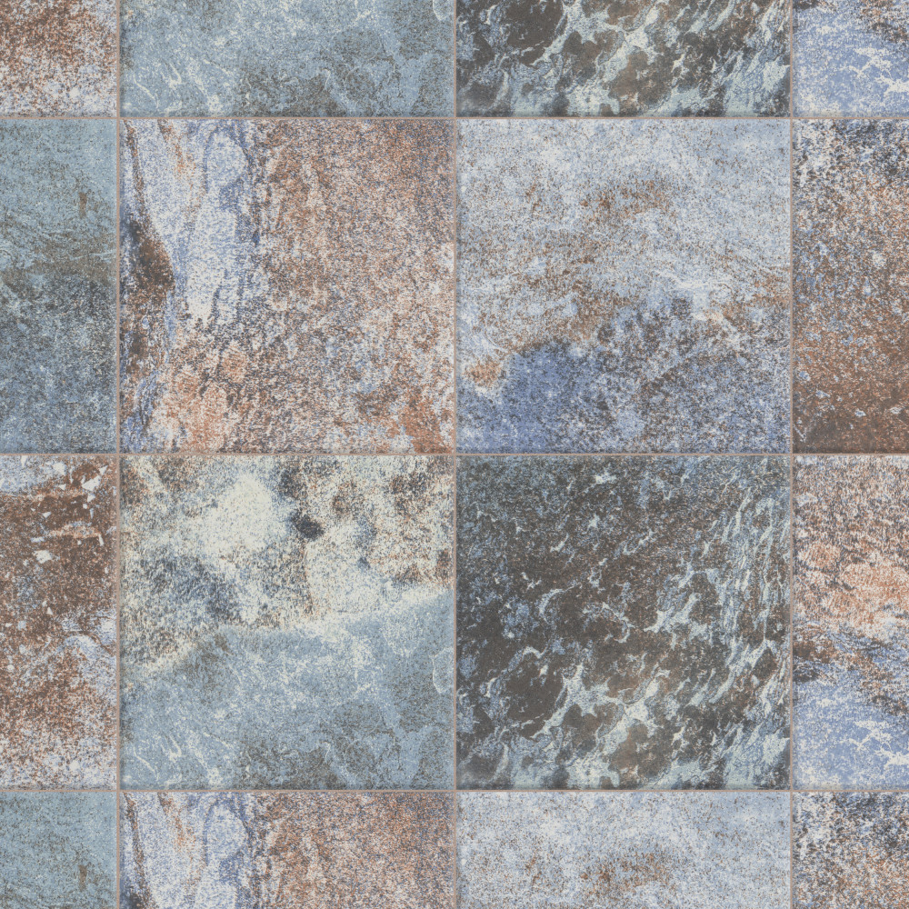 Ocean Matte Coral Bay with BioTech 6 in. x 6 in. Porcelain Floor and Wall Tile