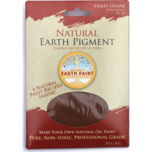 Earth & Mineral Pigment, Violet Ochre, 3 oz